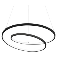 Ideallux Ideal Lux Oz LED závěsné světlo Ø 80 cm černé