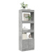 vidaXL Skříň highboard betonově šedá 63 x 33 x 180 cm kompozitní dřevo