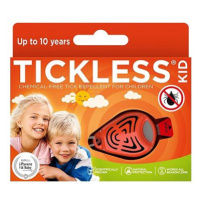 TickLess Kid Ultrazvukový odpuzovač klíšťat - oranžový