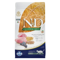 Farmina N&D Ancestral Grain Adult Lamb & Blueberry - Výhodné balení 2 x 5 kg