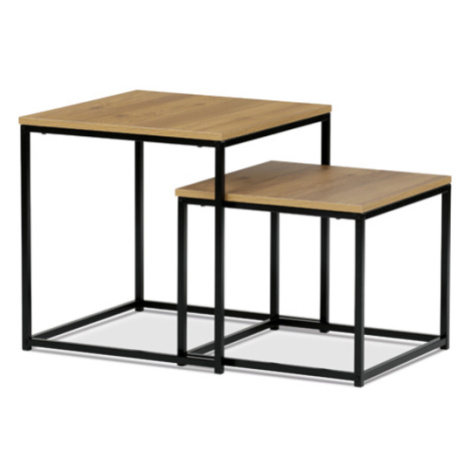 Odkládací Stolek Autronic 50x52 cm přírodní MDF AF-076 OAK
