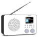 Internetové rádio TechniSat Viola 2 C IR / 2 W / DAB+/FM / bílá Varianta: ivi1