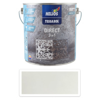 TESSAROL Direct 3in1 - antikorozní barva na kov 2.5 l Bílá