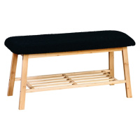 Kesper 58305 Lavice s čalouněným sedákem bambus, 90 x 34 x 45 cm