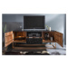LuxD Designový TV stolek Shayla 160 cm černý - mango