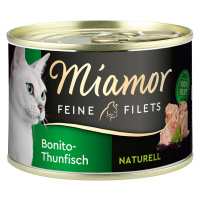 MIAMOR Feine Filets Naturelle, tuňák bonito 12 × 156 g