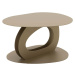 Béžový kovový konferenční stolek 55x66 cm Tonda – Spinder Design
