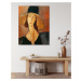 Obrazy na stěnu - Amedeo Modigliani – Portrét Jeanne Hebuterne ve velkém klobouku Rozměr: 80x100