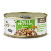 Applaws Taste Toppers 6 x 156 g - 50% sleva - kuřecí a jehněčí stew