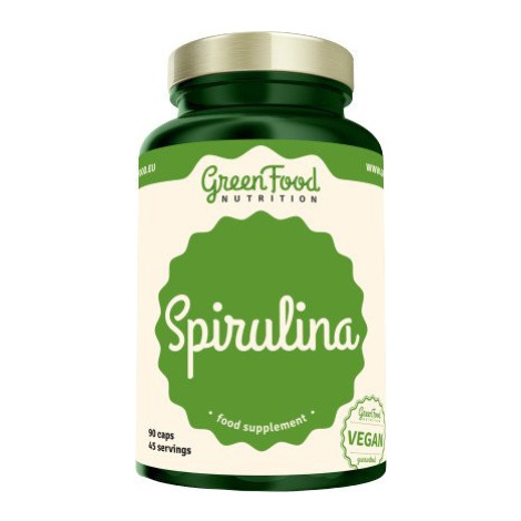 GREENFOOD NUTRITION Spirulina 90 kapslí