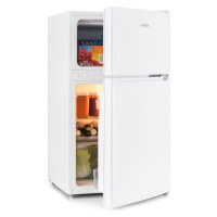 Klarstein Big Daddy Cool, kombinovaná lednice, 61 l/26 l, 40 dB, energetická třída F, bílá