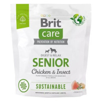 Brit Care Dog Sustainable s kuřecím a hmyzem Senior 1 kg