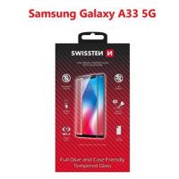 Swissten 3D Full Glue pro Samsung A336 Galaxy A33 5G černé
