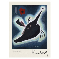 Obrazová reprodukce Pointy Black - Wassily Kandinsky, 30x40 cm