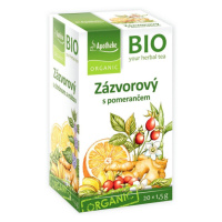 Apotheke BIO Zázvorový čaj s pomerančem nálevové sáčky 20x1,5 g