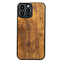 Pouzdro Bewood pro iPhone 13 Pro Max Hamsa Imbuia