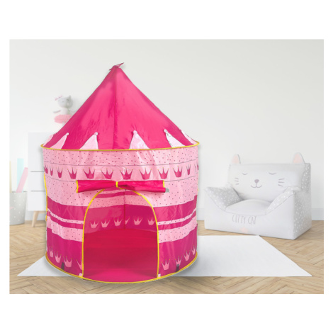 Aga4Kids Dětský hrací stan Hrad Růžový