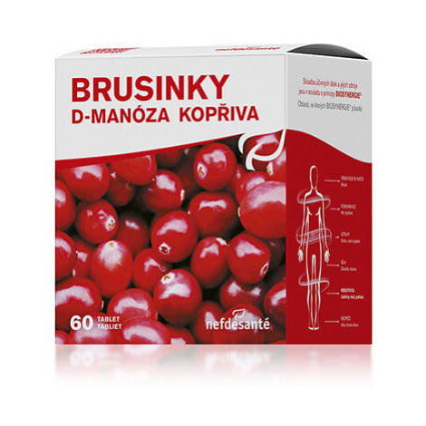 nefdesanté Brusinky D-Manóza Kopřiva tbl.60