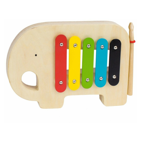 Petit Collage Dřevěný xylofon slon Petitcollage