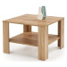 HALMAR Dřevěný konferenční stolek Kwadro kwadrat dub votan