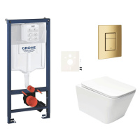 Závěsný wc set do lehkých stěn / předstěnová montáž Swiss Aqua Technologies Infinitio SIKOGRSIN1