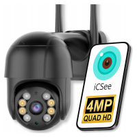 Wifi Kamera Ip Smart Otočná 4MP Quad Hd Monitoring Zoom 4X Detekce Icsee