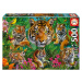 Puzzle Tiger Jungle Educa 500 dílků a Fix lepidlo