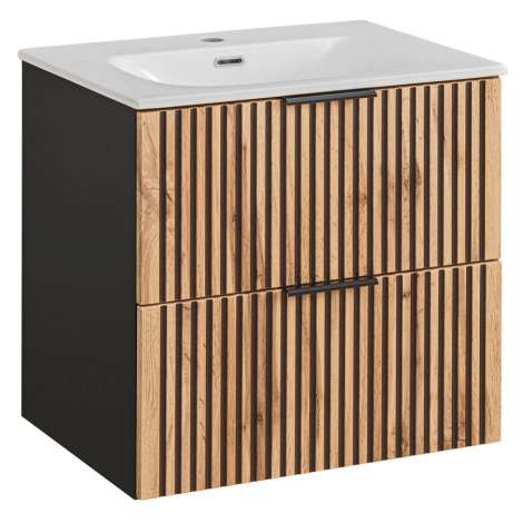 ArtCom Koupelnová skříňka s umyvadlem XILO U60/2 | 60 cm