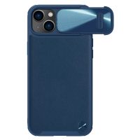 Nillkin CamShield Leather S Case Pouzdro na iPhone 14 s krytem fotoaparátu modré