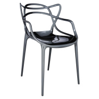 Výprodej Kartell designové židle Masters - titanová