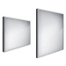 Zrcadlo bez vypínače Nimco 80x70 cm černá ZPC 13003-90