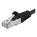 Premiumcord Patch kabel CAT6a S-FTP, RJ45-RJ45, AWG 26/7 5m černá Černá