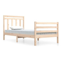 Rám postele masivní dřevo 100 × 200 cm, 3105305