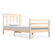 Rám postele masivní dřevo 100 × 200 cm, 3105305
