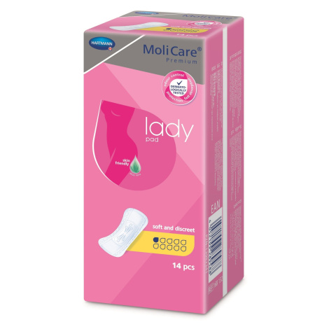 MoliCare Lady 1 kapka inkontinenční vložky 14 ks