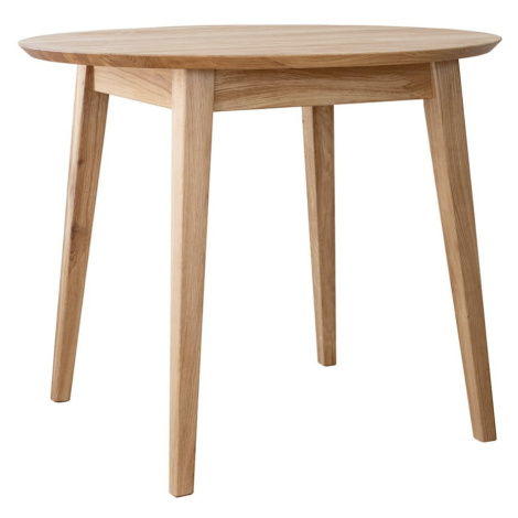 Stůl Orbetello 90 cm, kulatý, Dub, masiv