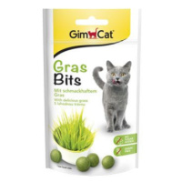 Gimcat Gras Bits tablety s kočičí trávou 40g