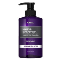 KUNDAL Honey & Macadamia Treatment hydrointenzivní proteinová kůra na vlasy English Rose 500 ml