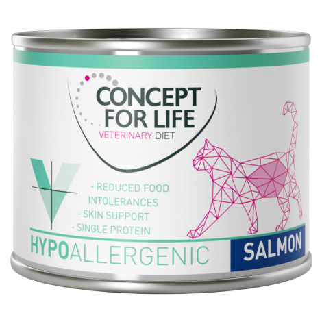 Concept for Life Veterinary Diet Hypoallergenic losos - 12 x 185 g