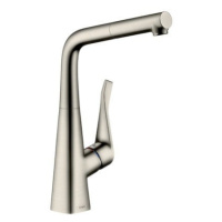 Dřezová baterie Hansgrohe Metris M71 s vytahovací sprškou vzhled nerezu 14821800