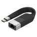 AlzaPower FlexCore USB-C 3.2 Gen 1 (M) to LAN (F) černý