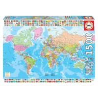Educa 18500 politická mapa světa 1500 dílků