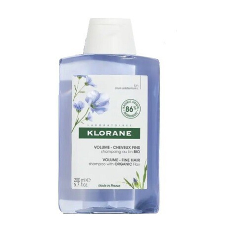 KLORANE Šampon s BIO lnem na jemné vlasy 200 ml