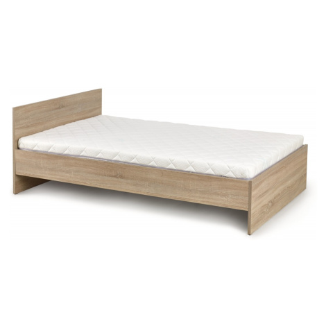 HALMAR Dřevěná postel Lima jednolůžko dub sonoma