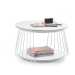 Konferenční stolek Selvan - 70x42x70 (bílá)