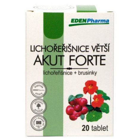 Edenpharma Lichořeřišnice větší Akut Forte 20 tablet