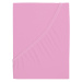 B.E.S. - Petrovice, s.r.o. Jersey prostěradlo s elastanem Lycra - Růžová Rozměr: 200 x 220