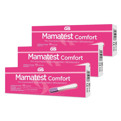 GS Mamatest Comfort Těhotenský test - balení 3 ks Green Swan