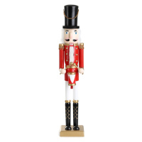 Vánoční figurka | NUTCRACKER | louskáček s bubnem | 50 cm | 836126