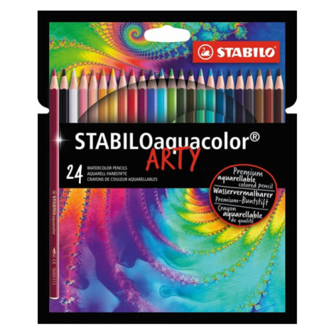 STABILO aquacolor Akvarelové pastelky ARTY - sada 24 barev